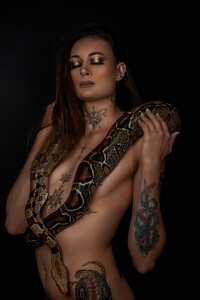 Serpent nu artistique